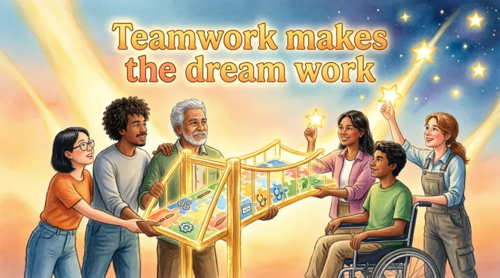 teamwork makes the dream