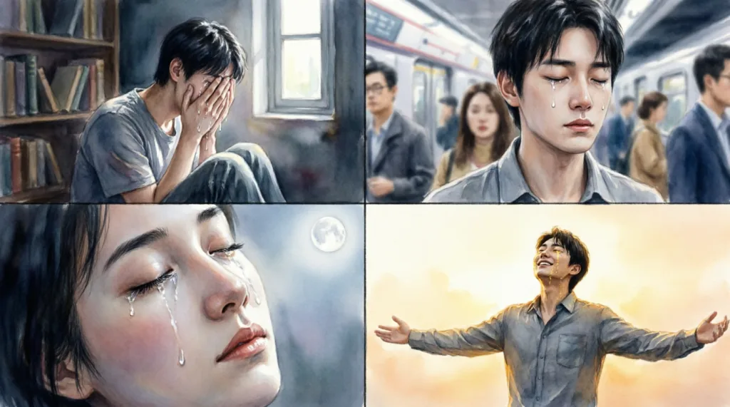 crying in dream meaning