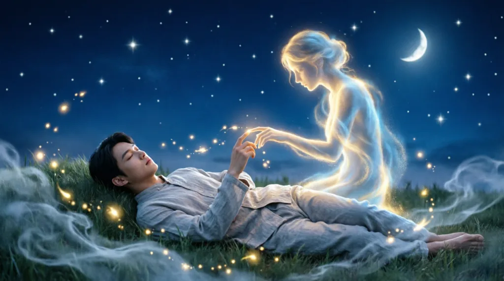 sleeping with a woman in a dream meaning
