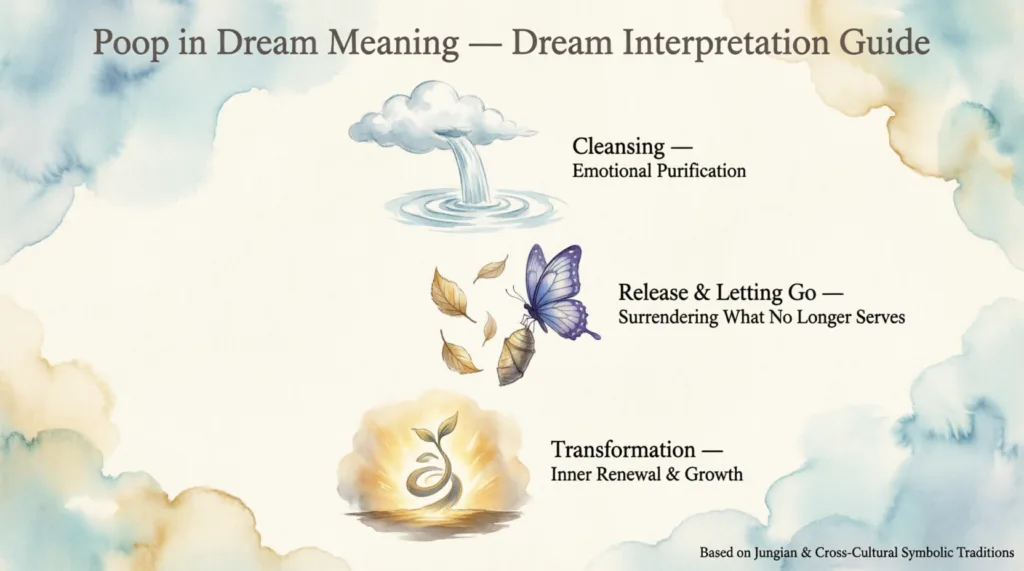 poop in a dream meaninga