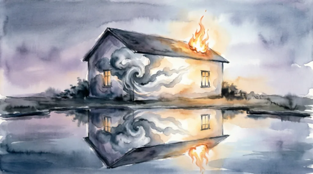 dream meaning house on fire