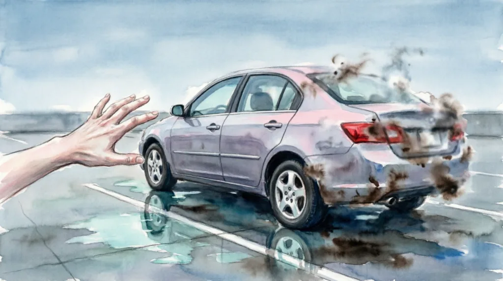 dream about car stolen in parking lot