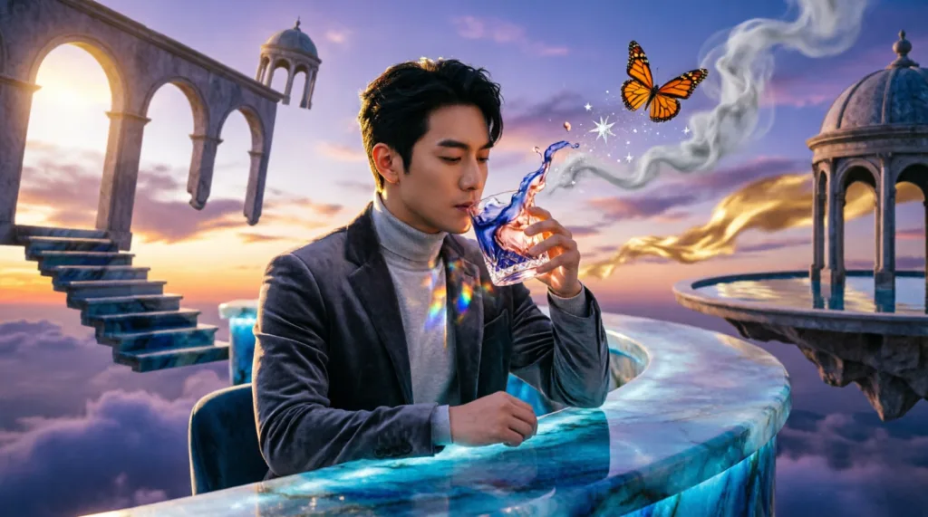 drinking alcohol in a dream