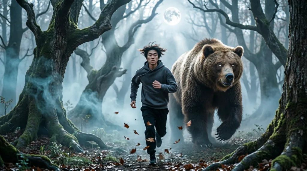 soñar con un oso que te persigue