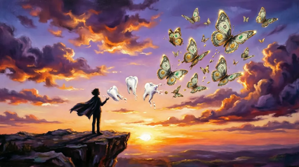 teeth falling out dream meaning money