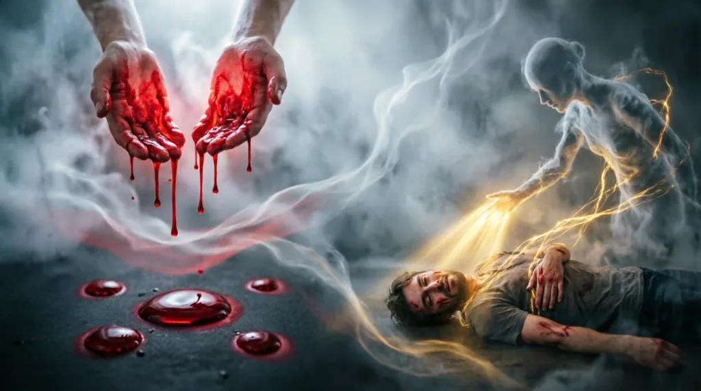 spiritual meaning of seeing blood in a dream